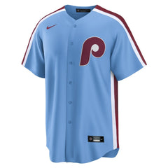 Kyle Schwarber Philadelphia Phillies Alternate, 1st Replica Jersey - Light Blue