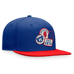 Chicago Cubs Heritage Patch Fitted Hat Royal