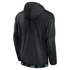 St. Louis Cardinals Authentic Night Game Performance Half-Zip Windbreaker Black | Nike
