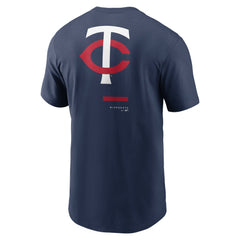 Minnesota Twins Over the Shoulder T-Shirt Navy | Nike