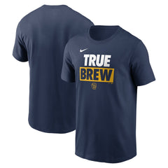 Milwaukee Brewers Rally Rule T-Shirt Navy | Nike