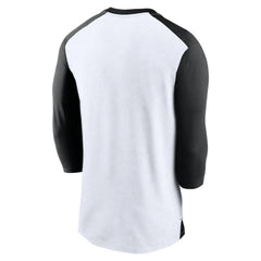 San Francisco Giants Rewind 3/4-Sleeve T-Shirt White/Black | Nike