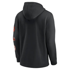 Baltimore Orioles Rewind Lefty Pullover Hoodie Black | Nike