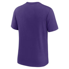 Tampa Bay Rays Rewind Retro Tri-Blend T-Shirt Purple | Nike