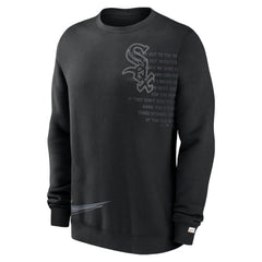 Chicago White Sox Statement Ball Game Fleece Pullover Sweatshirt Black | Nike