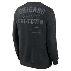 Chicago White Sox Statement Ball Game Fleece Pullover Sweatshirt Black | Nike