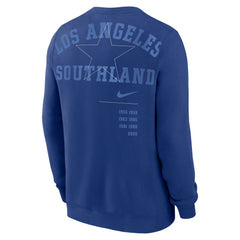 Los Angeles Dodgers Statement Ball Game Fleece Pullover Sweatshirt Royal | Nike