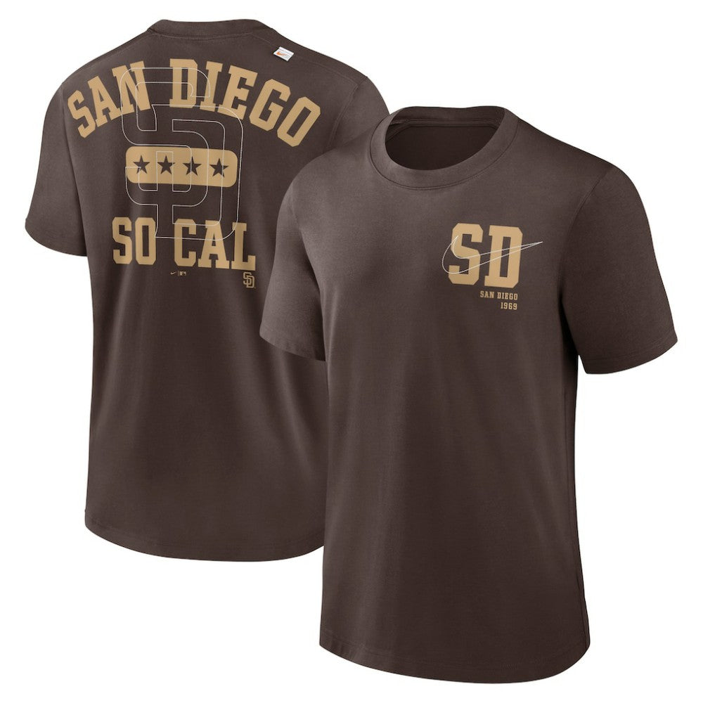 San Diego Padres Statement Game Over T-Shirt Brown | Nike