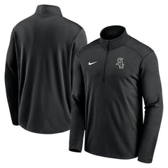 Chicago White Sox Agility Pacer Performance Half-Zip Top Black | Nike