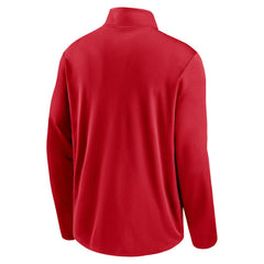 Los Angeles Angels Agility Pacer Lightweight Performance Half-Zip Top Red | Nike
