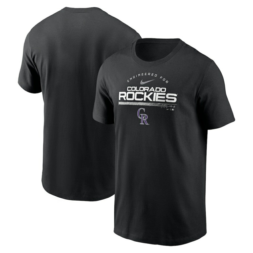 Colorado Rockies Team Engineered Performance T-Shirt Black | Nike
