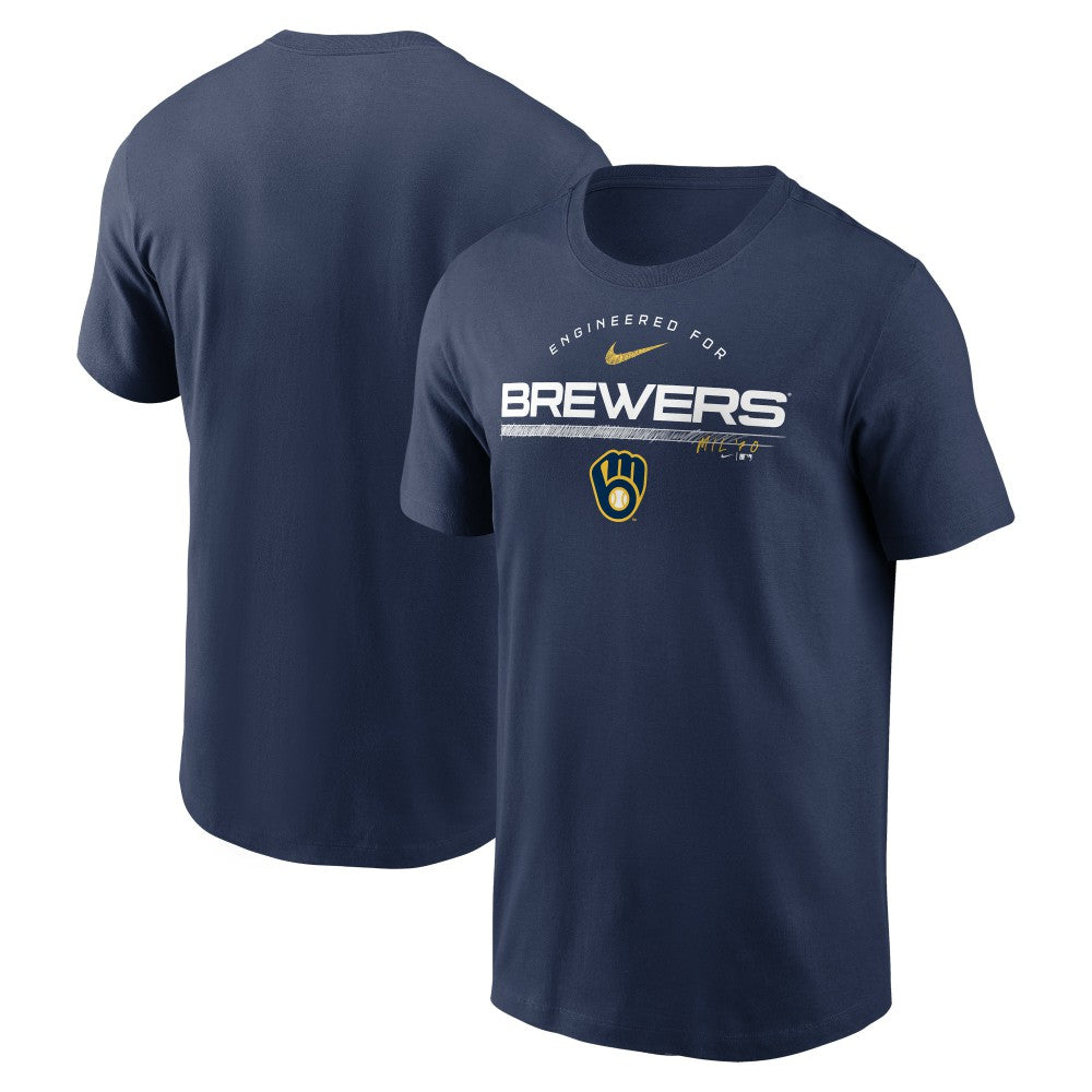 Milwaukee Brewers Team Engineered Performance T-Shirt Navy | Nike