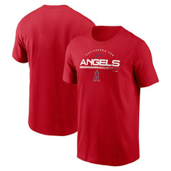 Los Angeles Angels Team Engineered Performance T-Shirt Red | Nike