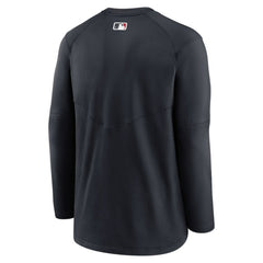 Cleveland Guardians Authentic Collection Logo Performance Long Sleeve T-Shirt Navy | Nike