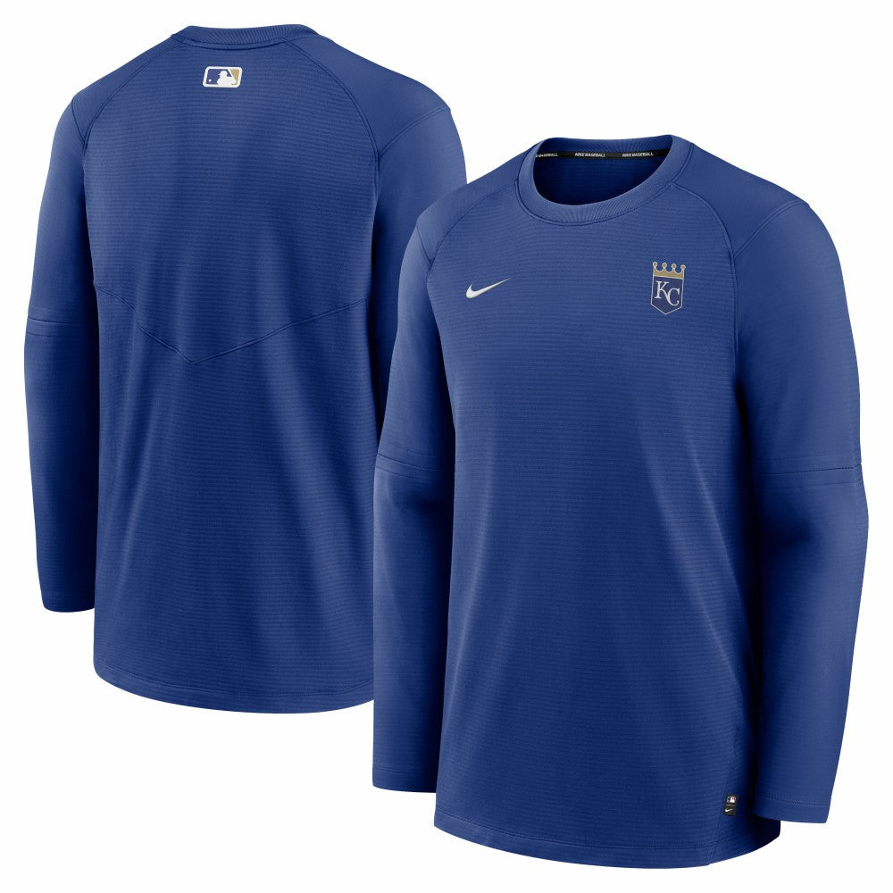Kansas City Royals Authentic Collection Logo Performance Long Sleeve T-Shirt Royal | Nike