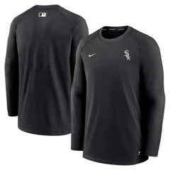 Chicago White Sox Authentic Collection Logo Performance Long Sleeve T-Shirt Black | Nike