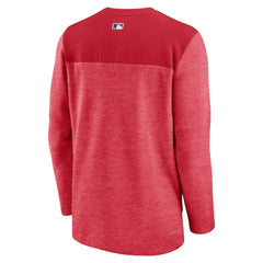 Los Angeles Angels Authentic Collection Game Time Performance Half-Zip Top Red | Nike
