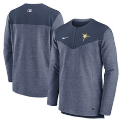 Tampa Bay Rays Authentic Collection Game Time Performance Half-Zip Top Navy | Nike