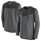 Baltimore Orioles Authentic Collection Game Time Performance Half-Zip Top Black | Nike