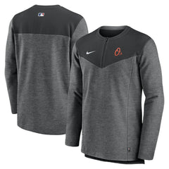 Baltimore Orioles Authentic Collection Game Time Performance Half-Zip Top Black | Nike