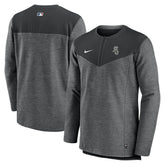 Chicago White Sox Authentic Collection Game Time Performance Half-Zip Top Black | Nike
