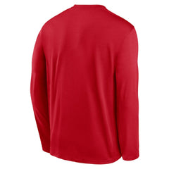 Los Angeles Angels Authentic Collection Team Logo Legend Performance Long Sleeve T-Shirt Red | Nike