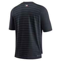 Minnesota Twins Authentic Collection Pregame Raglan Performance V-Neck T-Shirt Navy | Nike