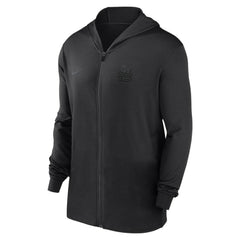 St. Louis Cardinals Authentic Collection Travel Performance Lightweight Full-Zip Hoodie Black | Nike