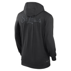 St. Louis Cardinals Authentic Collection Travel Performance Lightweight Full-Zip Hoodie Black | Nike