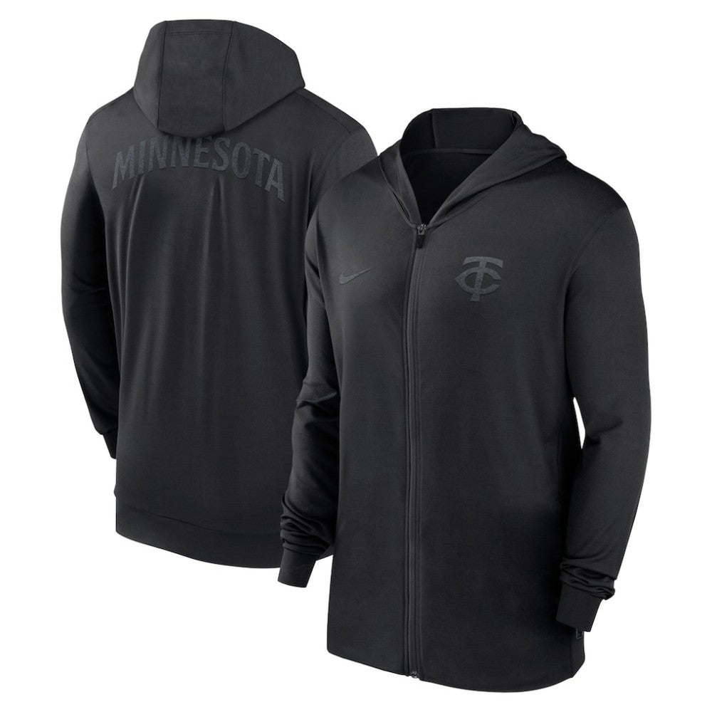Minnesota Twins Authentic Collection Travel Performance Lightweight Full-Zip Hoodie | Nike
