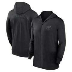 Minnesota Twins Authentic Collection Travel Performance Lightweight Full-Zip Hoodie | Nike