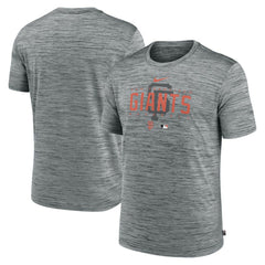 San Francisco Giants Authentic Collection Velocity Performance Practice T-Shirt Heather Gray | Nike