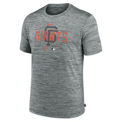 San Francisco Giants Authentic Collection Velocity Performance Practice T-Shirt Heather Gray | Nike