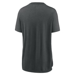 Minnesota Twins Women's Authentic Collection Early Work Tri-Blend T-Shirt Heather Charcoal | Nike