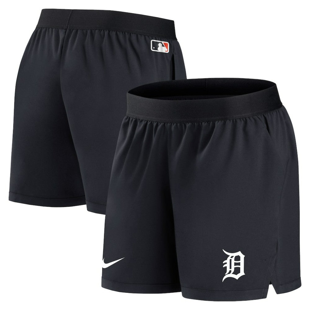 Detroit Tigers Women's Authentic Collection Team Performance Shorts Navy | Nike