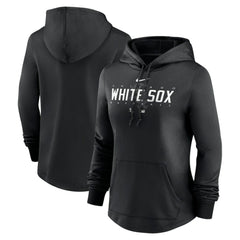 Chicago White Sox Women's Authentic Collection Pregame Performance Pullover Hoodie Black | Nike