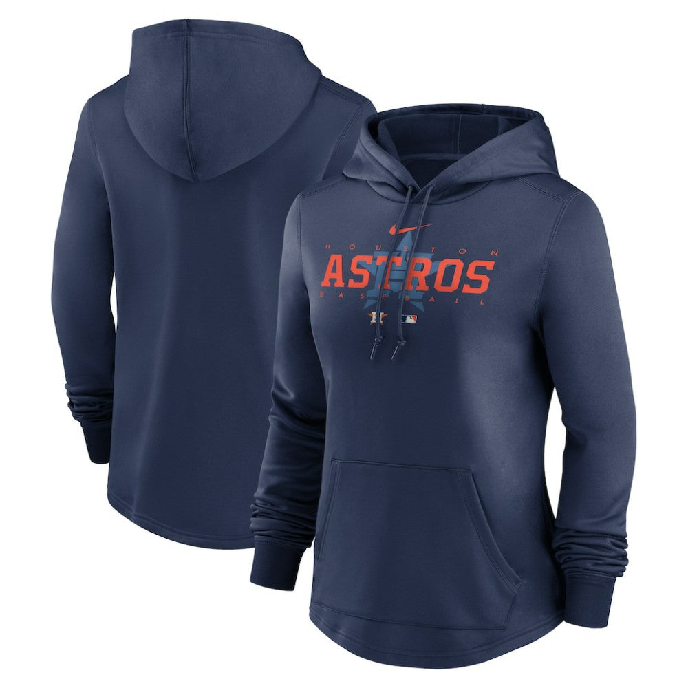 Houston Astros Women's Authentic Collection Pregame Performance Pullover Hoodie Navy | Nike
