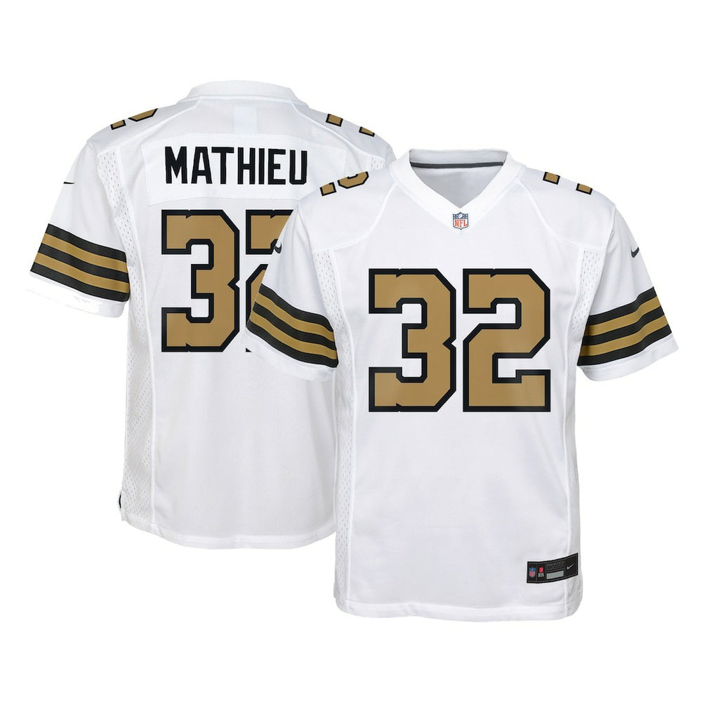 Tyrann Mathieu New Orleans Saints Youth Game Jersey - White