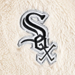 Chicago White Sox G-III 4Her by Carl Banks Women's Shuffle It Raglan Full-Zip Hoodie Oatmeal/Black
