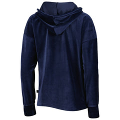 Atlanta Braves Touch Women's End Line Pullover Hoodie Navy