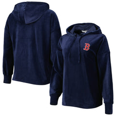 Boston Red Sox Touch Women's End Line Pullover Hoodie Navy
