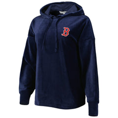 Boston Red Sox Touch Women's End Line Pullover Hoodie Navy