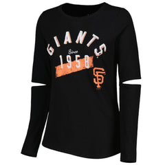San Francisco Giants Touch Women's Formation Long Sleeve T-Shirt Black