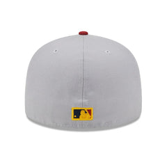 New York Yankees World Series Champions Navy Undervisor 59FIFTY Fitted Hat Gray/Red | New Era