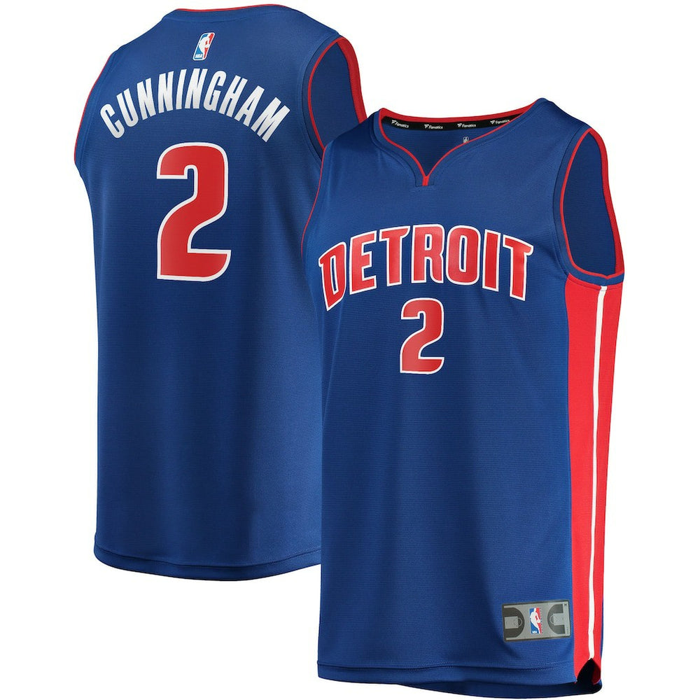 Cade Cunningham Detroit Pistons Fast Break Replica Jersey sale - Icon Editi- Blue