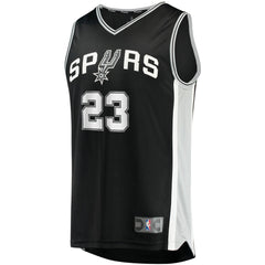 Zach Collins San Antonio Spurs Fast Break Replica Jersey - Icon Edition - Black