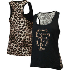 San Francisco Giants Majestic Threads Women's Leopard Tank Top Black