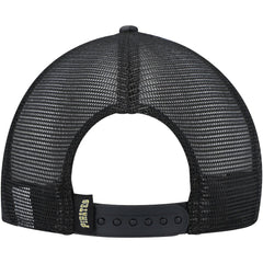 Pittsburgh Pirates Repeat A-Frame 9FIFTY Trucker Snapback Hat Black | New Era