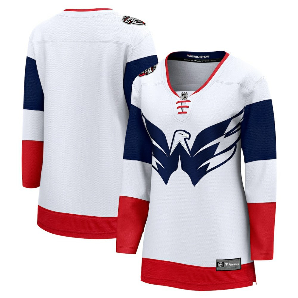 Washington Capitals Fanatics Women's 2023 NHL Stadium Series Breakaway Blank Jersey White