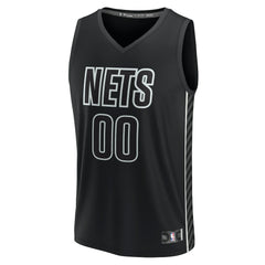 Brooklyn Nets Custom Fast Break Jersey - Statement Edition - Black